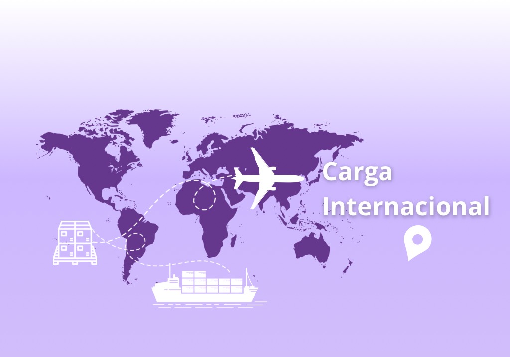 Mapa de rutas para carga internacional aérea y marítima